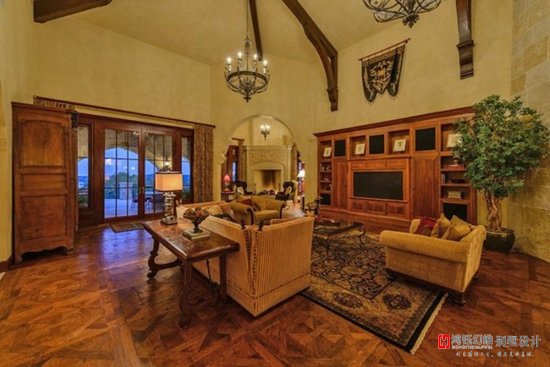 美國別墅裝修 豪華歐式別墅裝修效果圖